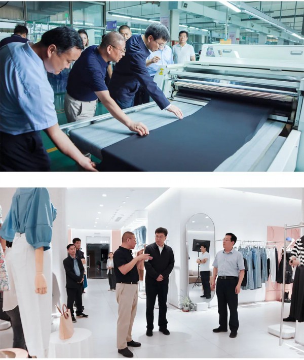 郑州市委常委,宣传部长陈明一行莅临娅丽达指导工作