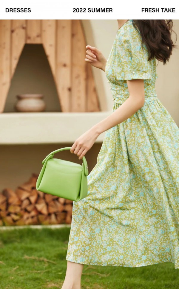 卡蔓 | 温柔碎花系列连衣裙,演绎无限生机