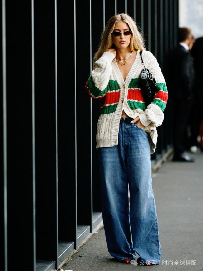 秋天里的羊毛衫,“宽大一点”更洋气,显瘦!