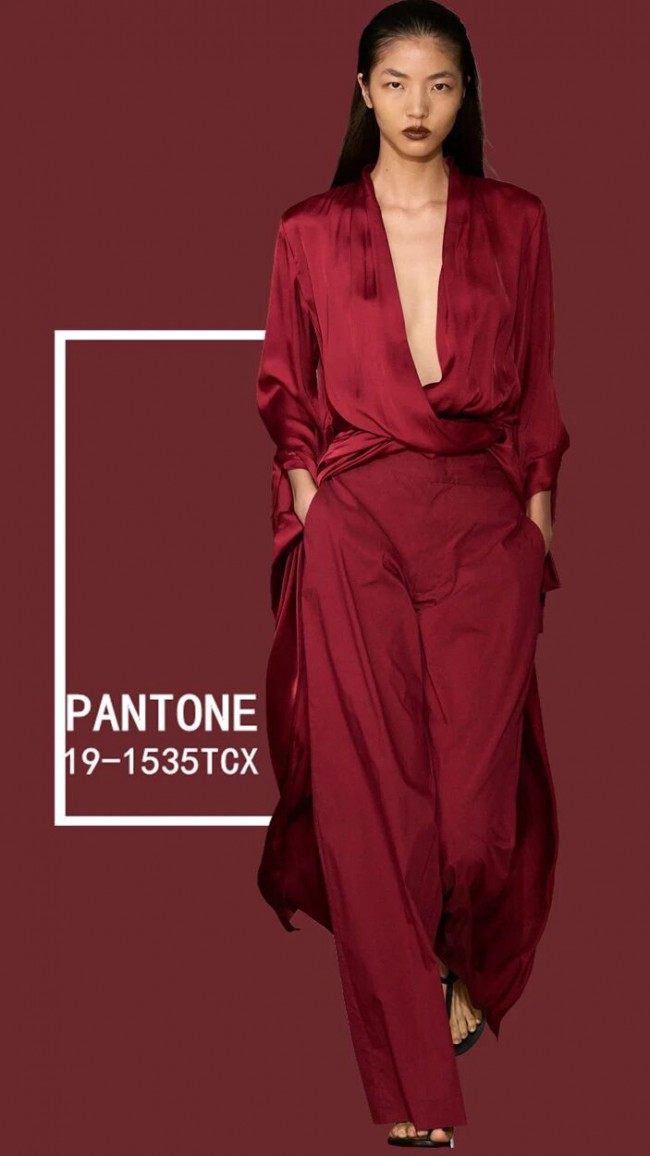 2026春夏女装流行色:樱桃红