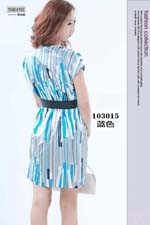 2011春夏装特加依-Q1026淑女束腰连衣裙折扣女装进货