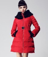 欧尼思2012秋冬装羽绒服欧美奢华保暖羽绒上衣外套