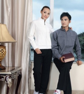 思腾休闲针织套装29979 灰色