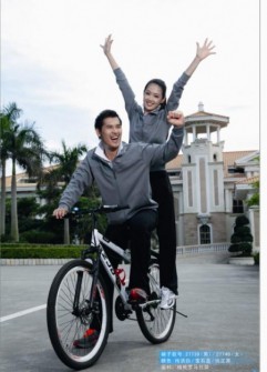 思腾休闲运动服(灰色)