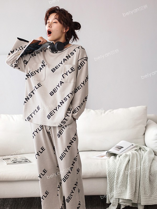 贝妍2019秋冬装家居服