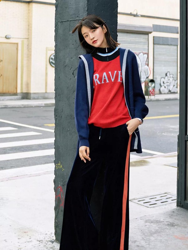 声雨竹2019秋冬装女装