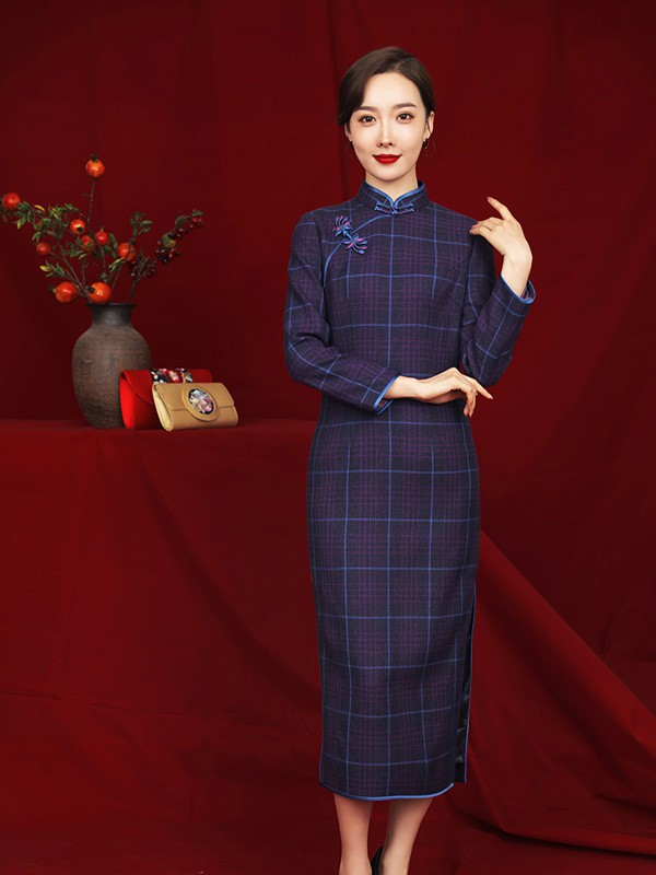 蝶恋2019秋冬装旗袍