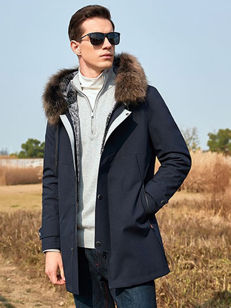 袋鼠2019秋冬装男装