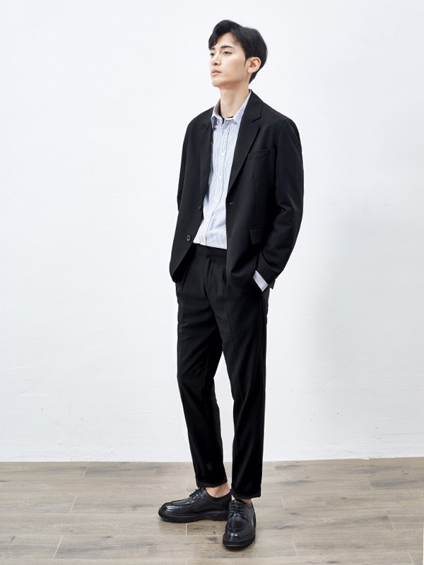 a.b.x男装2023春夏季白色衬衫