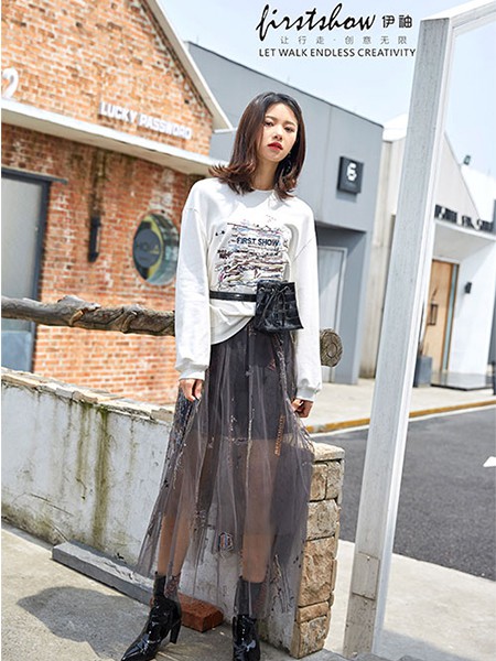 伊袖2019秋冬装女装