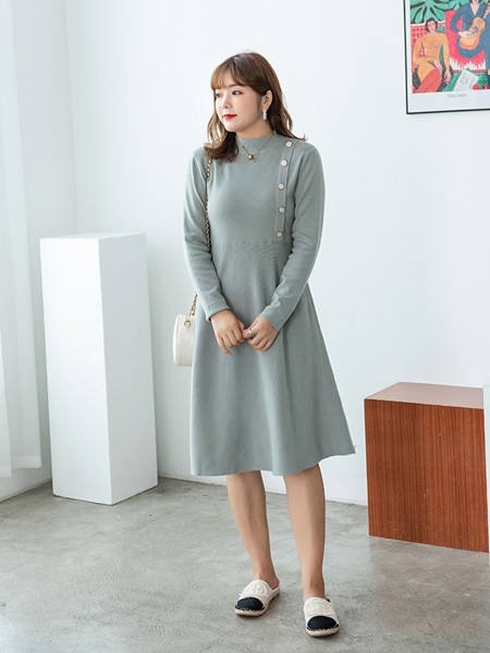 蓝若水2019秋冬装女装