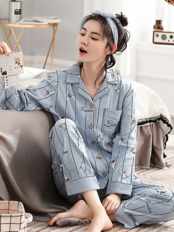 蕊诗2019秋冬装睡衣