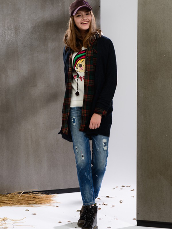 法文箱子2019秋冬装女装