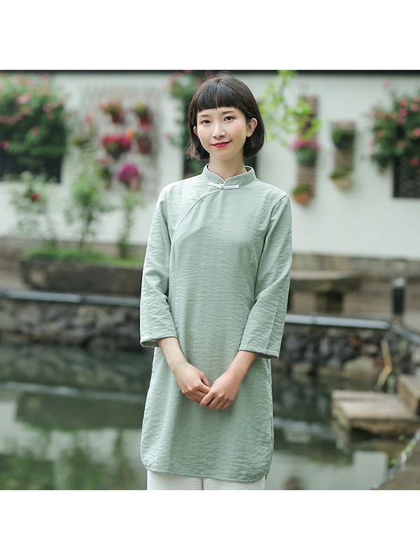 二喜茶人服女装