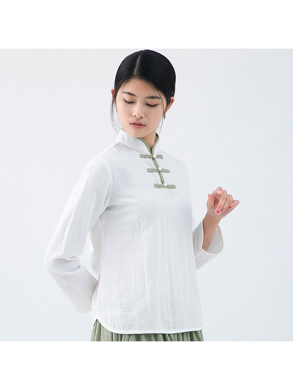 二喜茶人服2019秋冬装旗袍