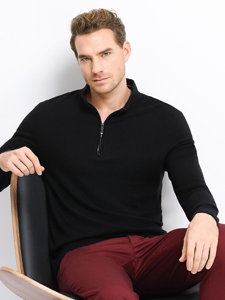 鳄鱼恤2019秋冬装男装