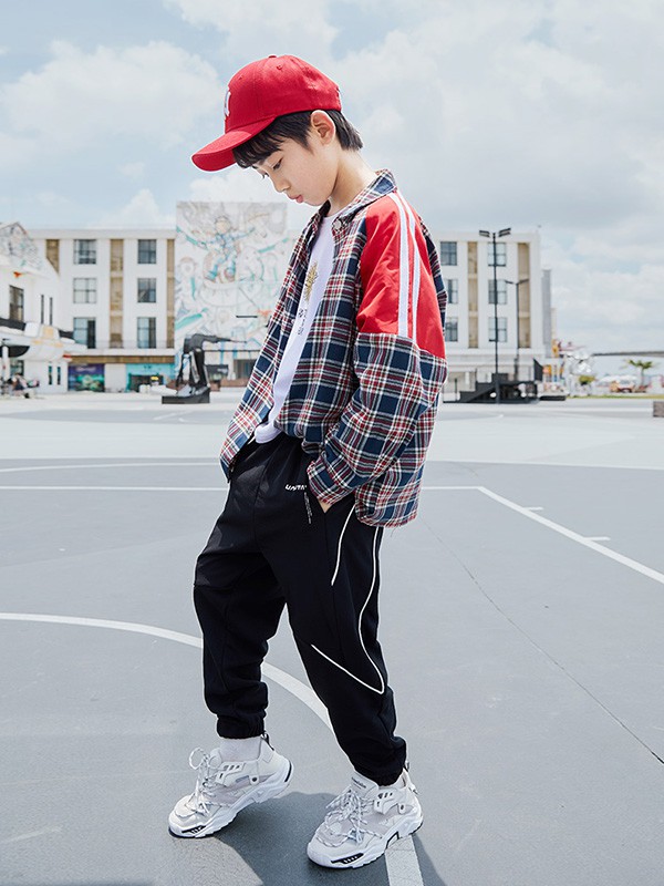 HohTot2020秋冬季藏蓝色撞色外套