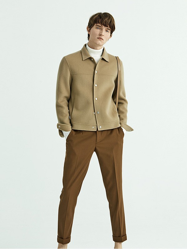 非城2020秋冬季军绿色宽松外套