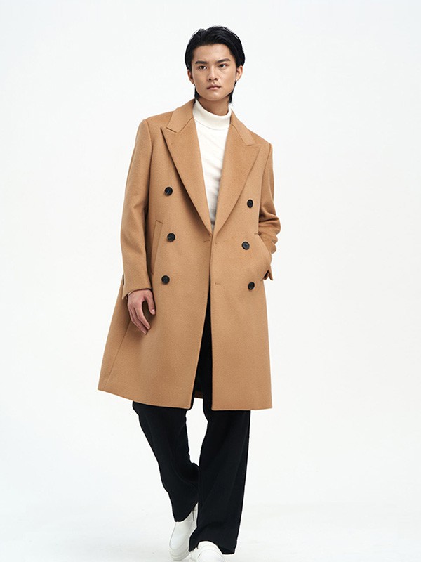 非城2020秋冬季卡其色宽松大衣