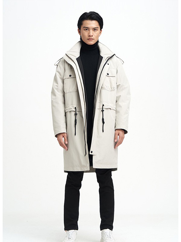 非城2020秋冬季白色宽松外套