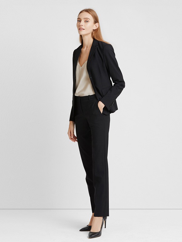 希瑞尔2020秋冬季黑色宽松外套