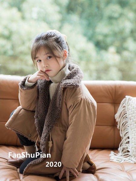 拾恩初＆番薯片2020秋冬季棕色纯色外套