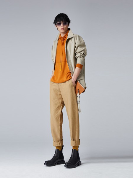 玛丝菲尔2020秋冬季米色纯色夹克