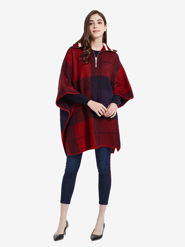 汤米·希尔费格2020秋冬季红色格子连衣裙