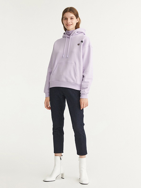 O.C.E.休闲装2020秋冬季紫色连帽卫衣