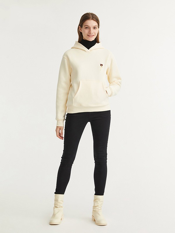 O.C.E.休闲装2020秋冬季米色连帽卫衣