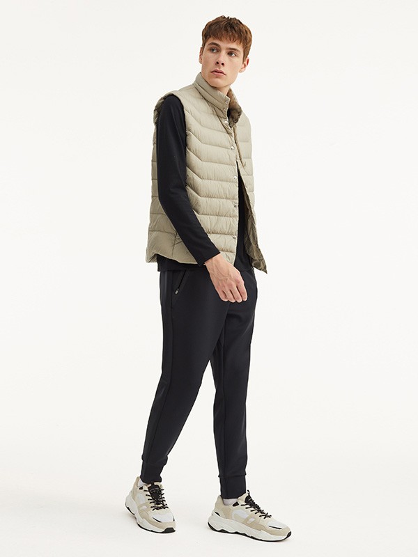 O.C.E.休闲装2020秋冬季卡其色宽松马夹