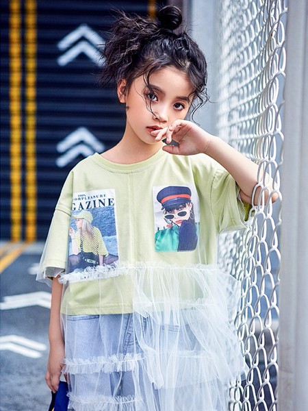 麦哈·派2020春夏季绿色印花T恤