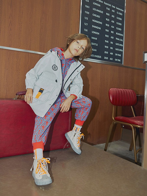 SUNTLAB2020秋冬季白色宽松外套