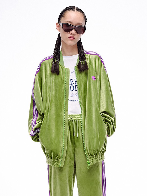 SUNTLAB2020秋冬季绿色纯色套装