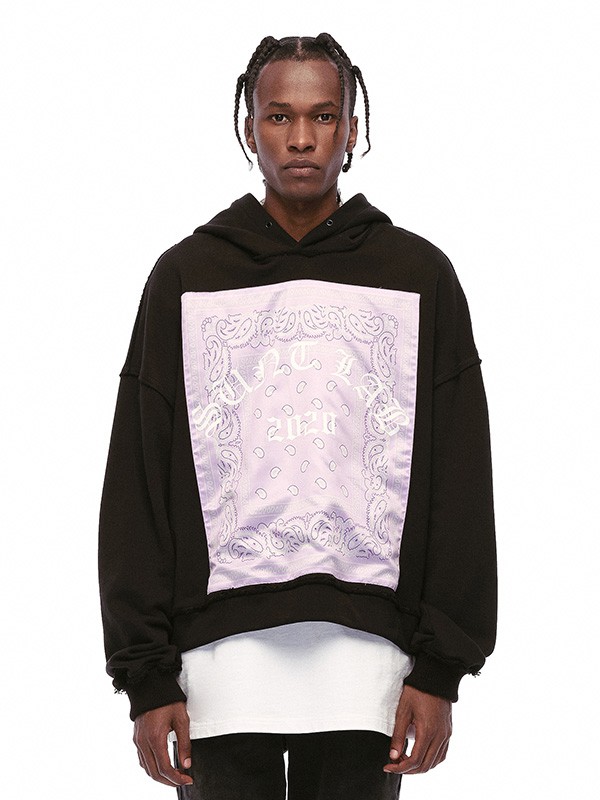 SUNTLAB2020秋冬季黑色印花卫衣