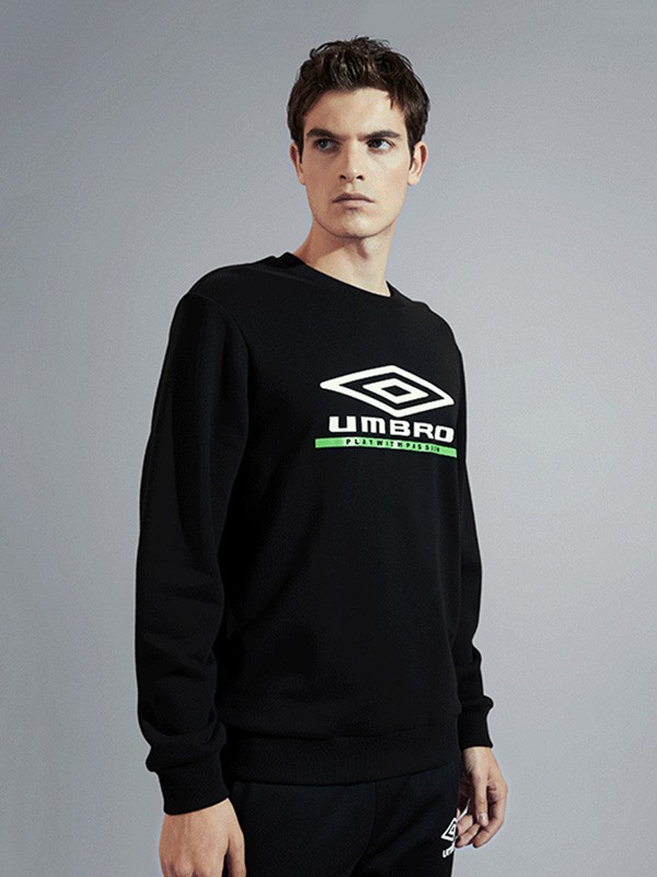 茵宝运动装2020秋冬季黑色印花上衣