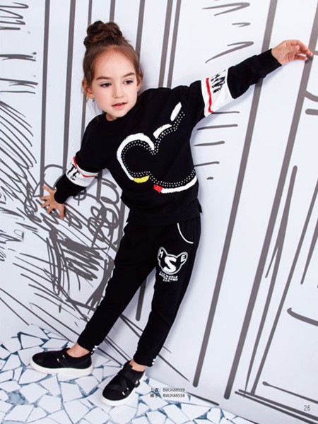 黑白熊2020新款童装