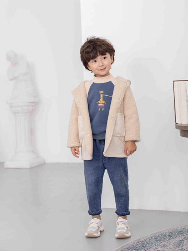 彩色笔2019秋冬装童装