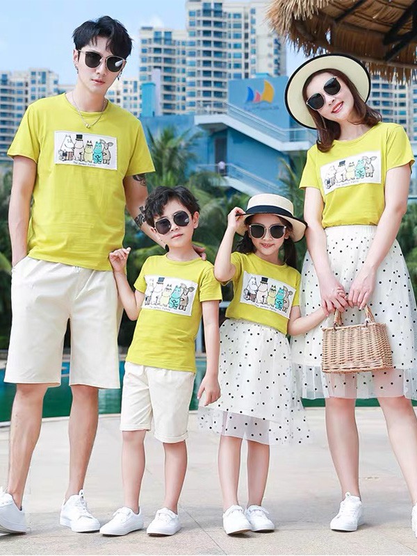 卡拉贝贝2020春夏装亲子装