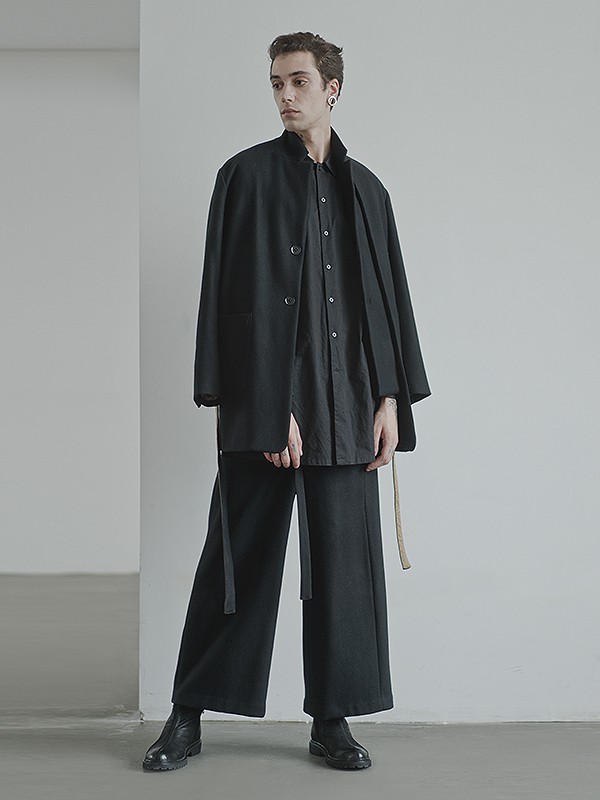 幻象者2020秋季黑色宽松外套