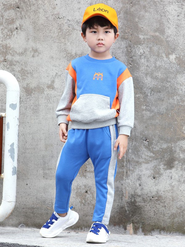 玛宝乐2020秋冬季拼色拼接卫衣