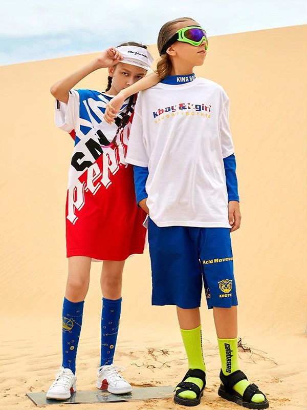 今童王2020夏季白色印花T恤