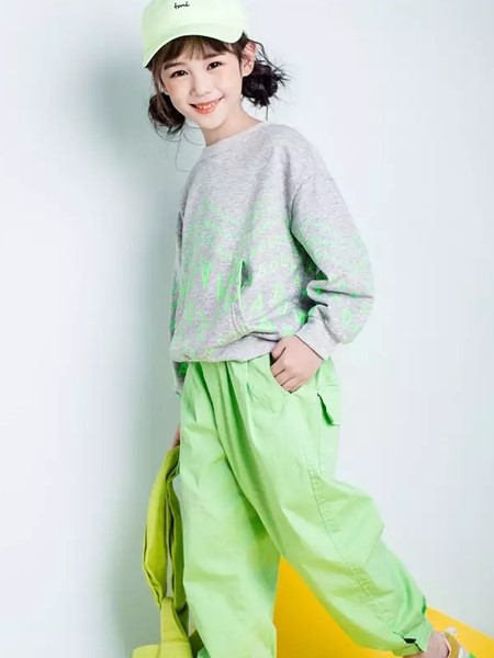 欧抱抱2020春夏季灰色印花卫衣