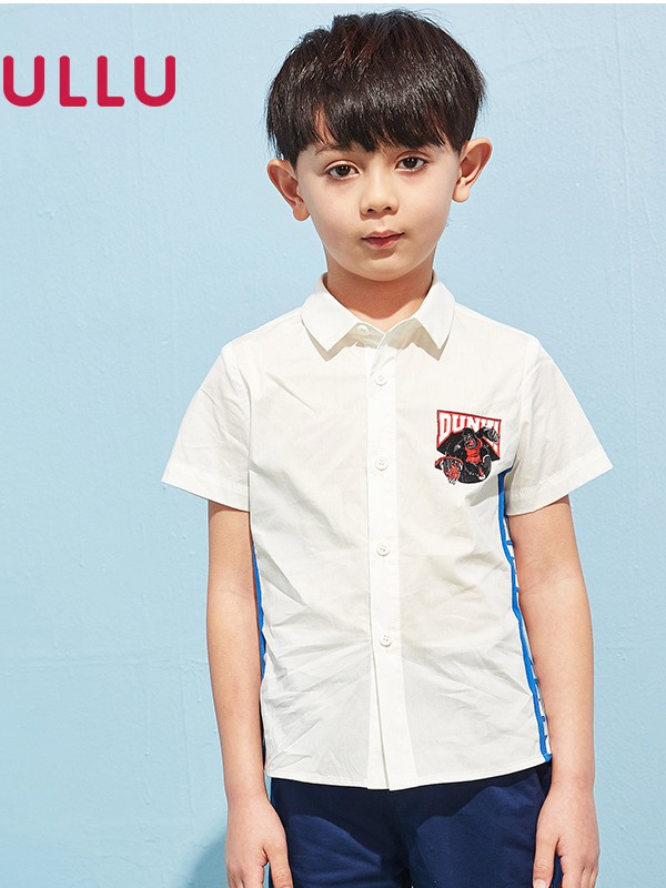 UU2020春夏季白色刺绣polo衫