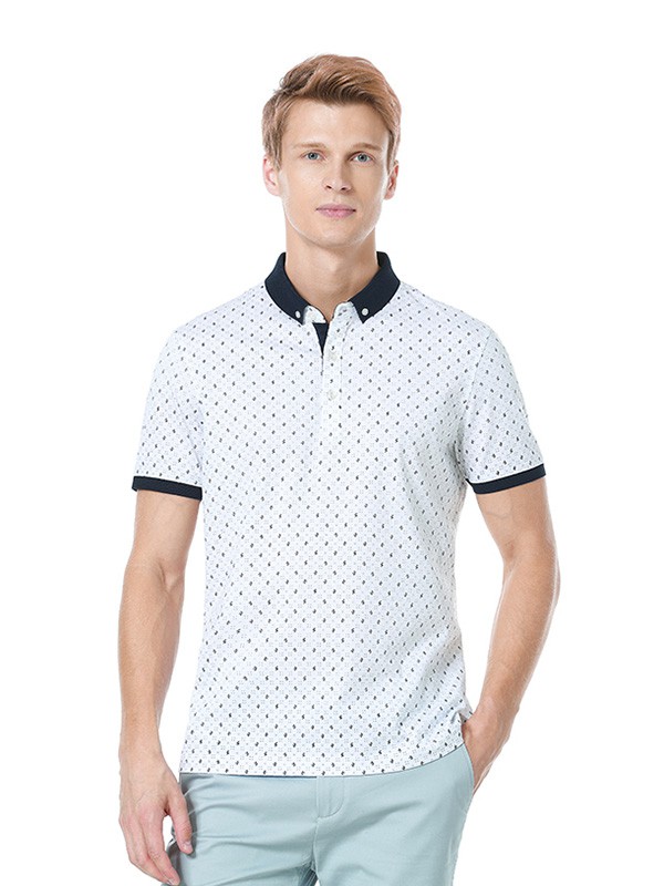 梦特娇包包2020夏季白色波点T恤