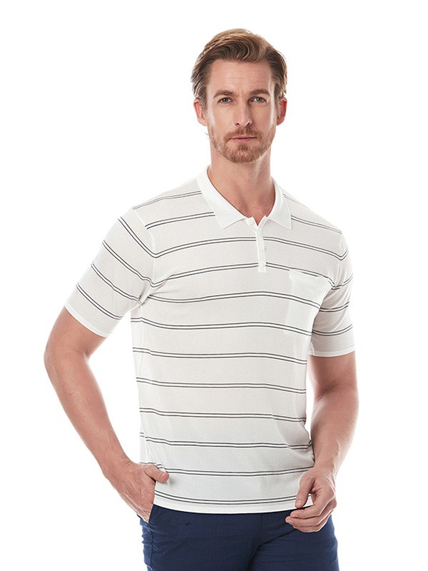 梦特娇包包2020夏季白色条纹T恤