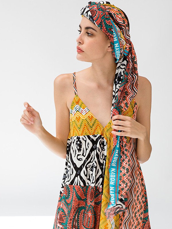 bernis2020春夏季黄色碎花吊带裙