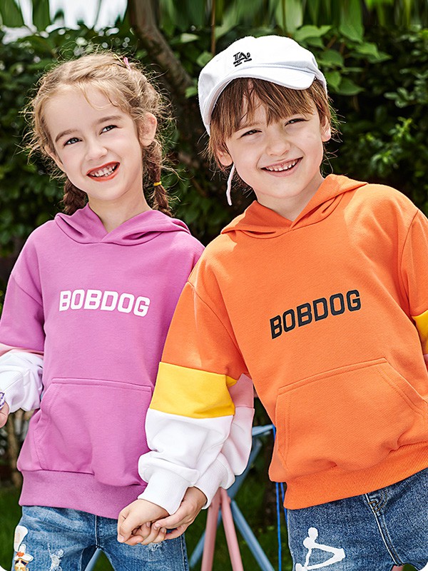 巴布豆2020秋季粉色印花卫衣