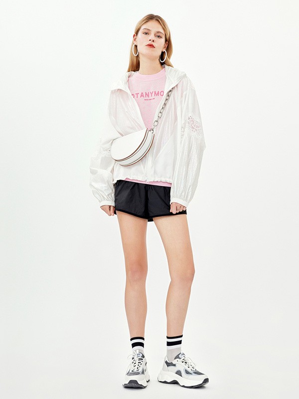 飘蕾女装2020秋季白色纯色上衣