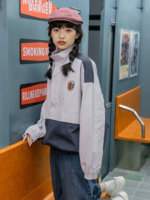 尔给2020秋季白色撞色上衣